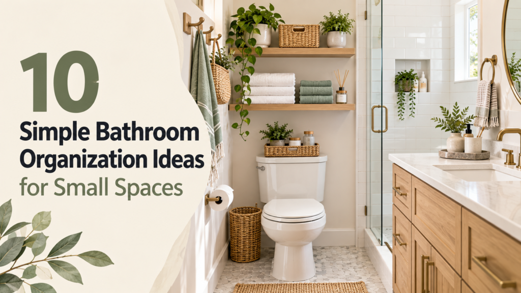 small bathroom organization ideas