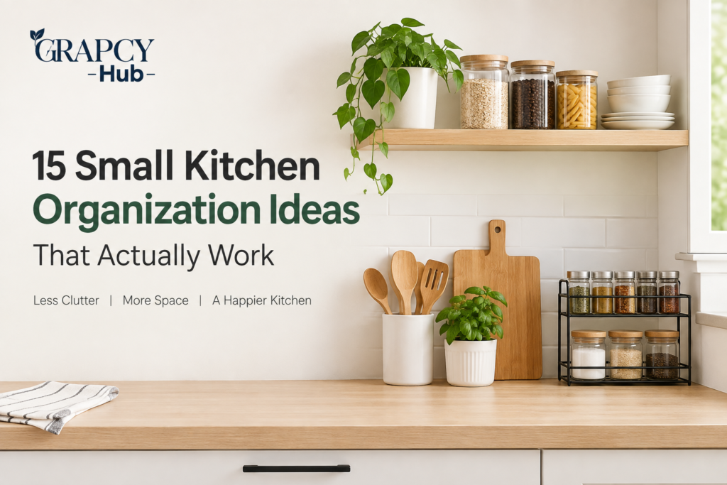 Small kitchen organization ideas with practical storage solutions