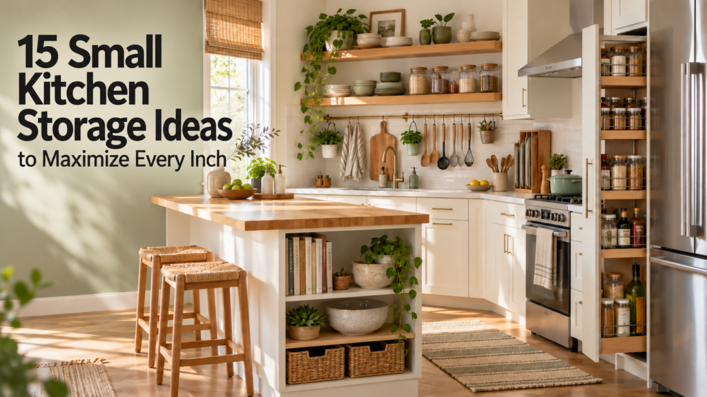 small kitchen storage ideas to maximize every inch