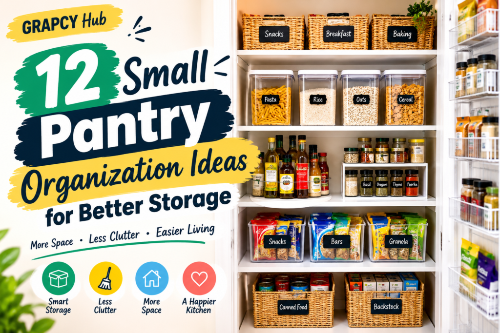 small pantry organization ideas for better storage