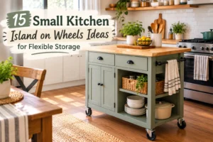 15 Small Kitchen Island on Wheels Ideas for Flexible Storage