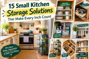 15 Small Kitchen Storage Solutions That Make Every Inch Count