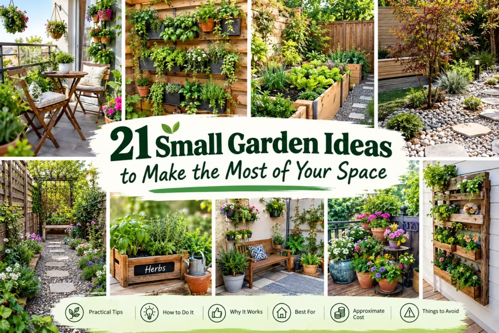 21 small garden ideas for making the most of limited outdoor space