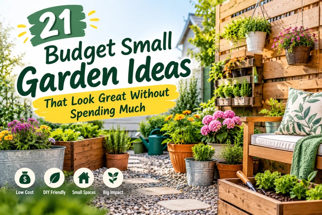 budget small garden ideas