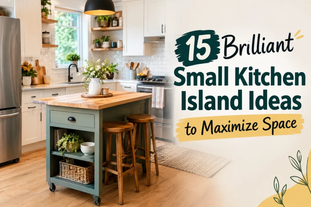 15 Brilliant Small Kitchen Island Ideas to Maximize Space