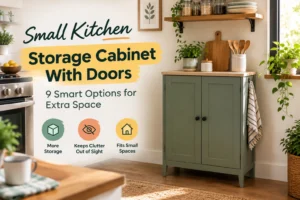 Small Kitchen Storage Cabinet With Doors: 9 Smart Options