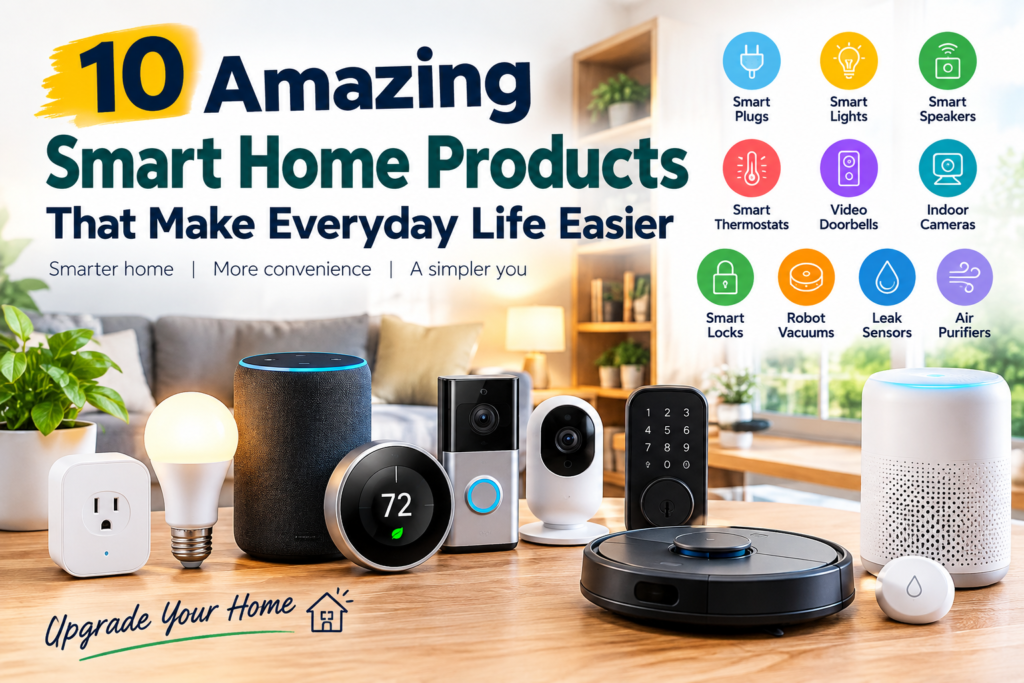 10 smart home products that make everyday life easier